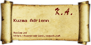 Kuzma Adrienn névjegykártya